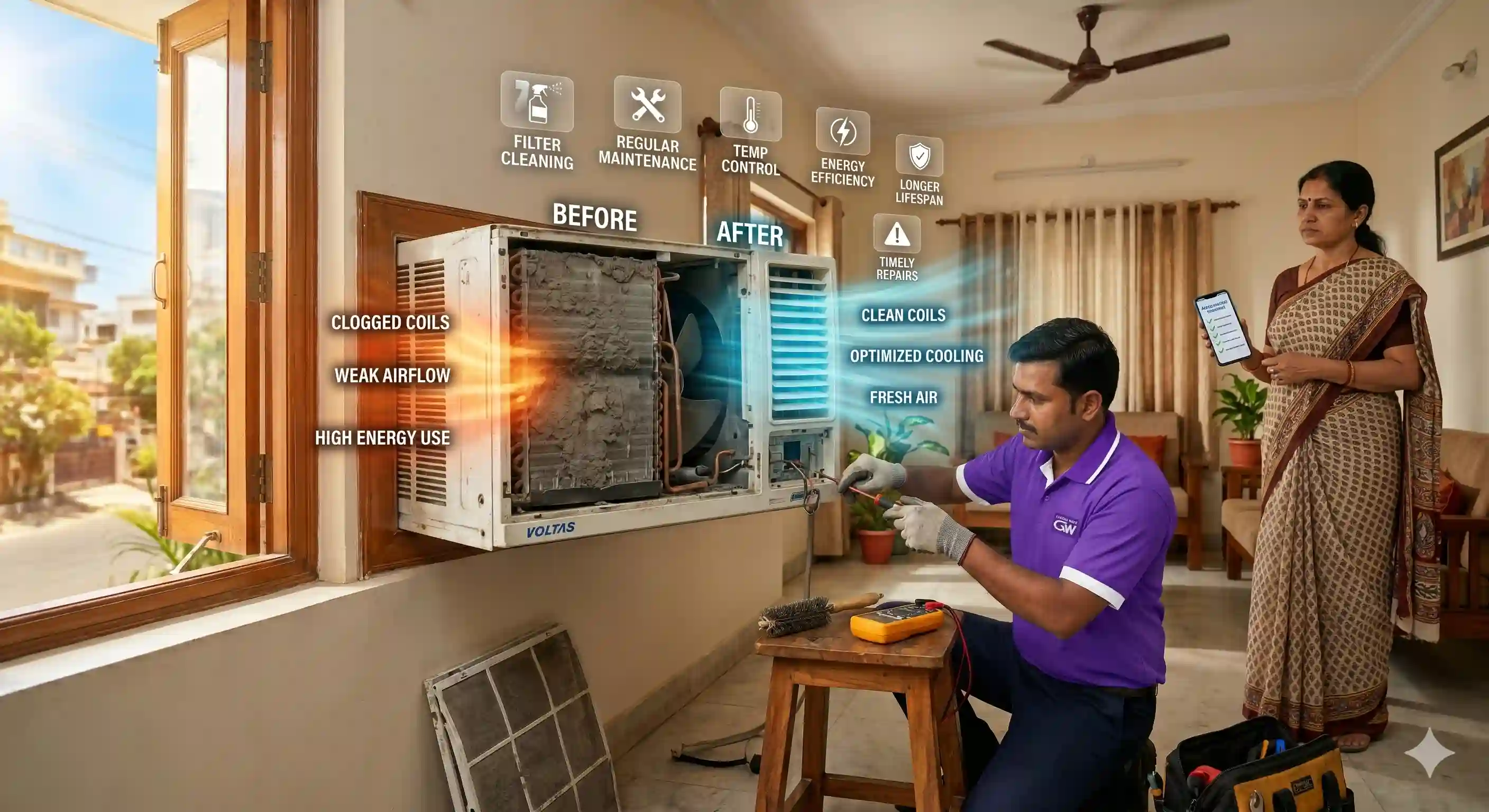 Top 10 Tips for Effective Window AC Repair: Boost Your Air Conditioner's Lifespan