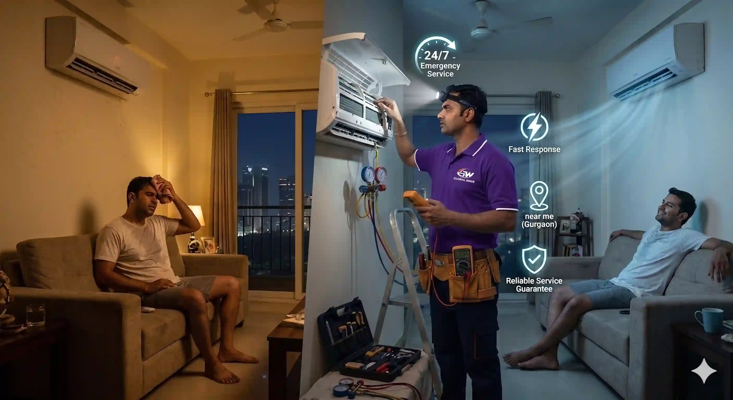 Why 24 Hour AC Service is Your Best Defense Against Sudden Breakdowns