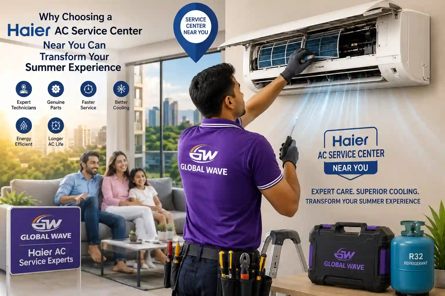Why Choosing a Haier AC Service Center Near You Can Transform Your Summer Experience