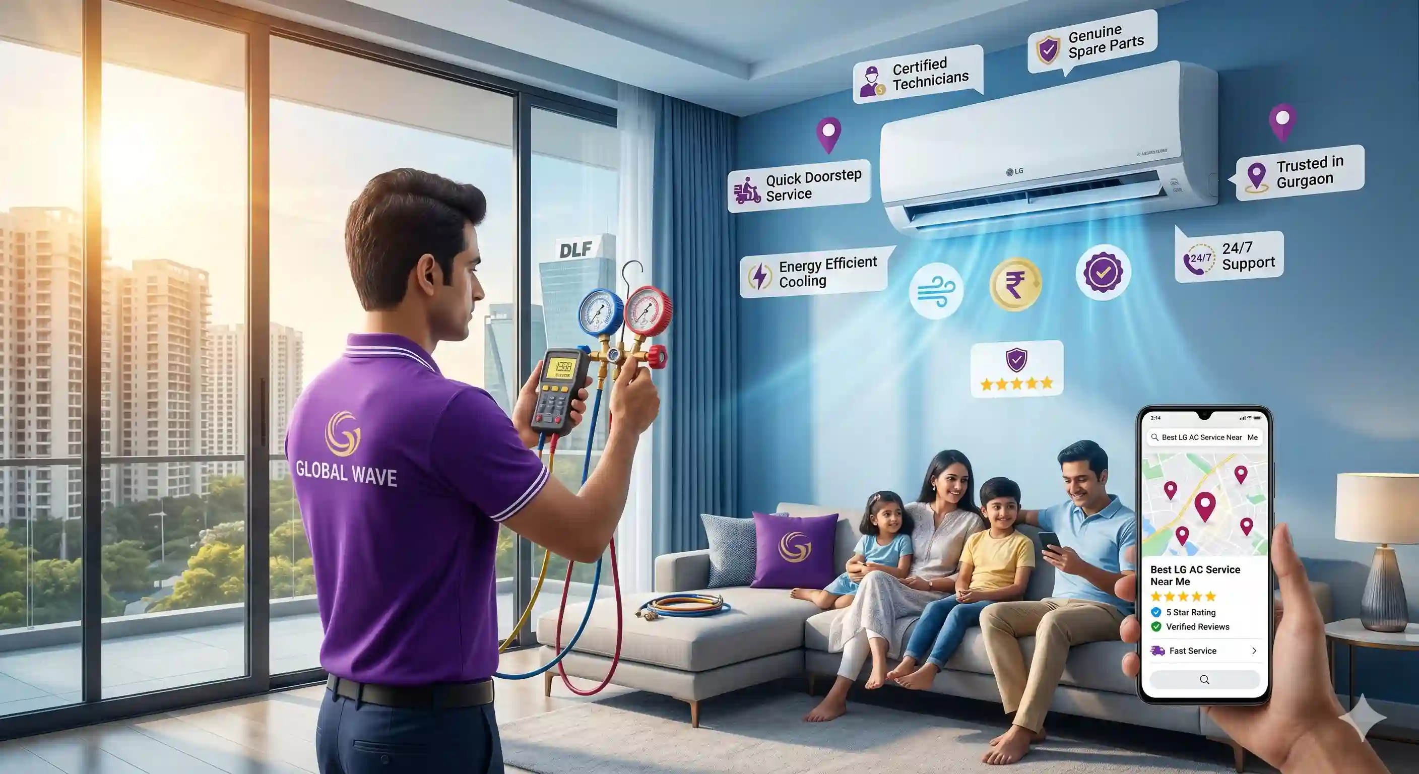 Finding the Best LG AC Service Center Near You: A Complete Guide for Gurgaon Residents