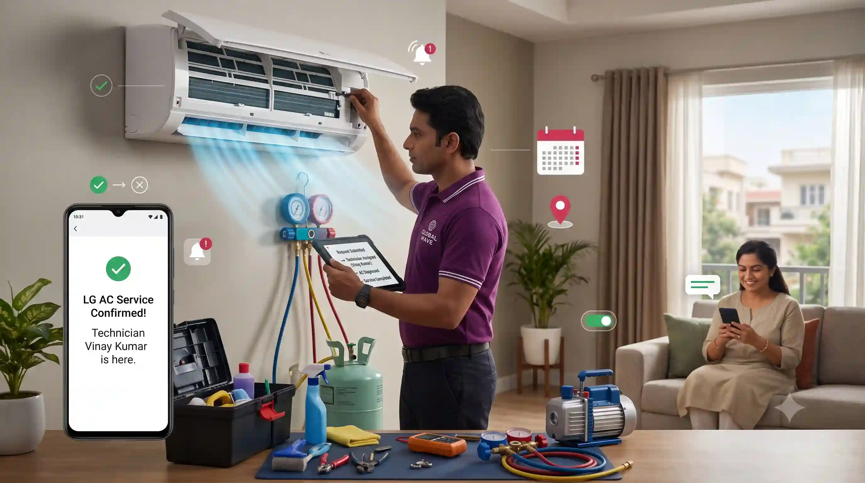 Streamlining Your LG AC Service Request in India: A Complete Guide to Hassle-Free Air Conditioning Solutions