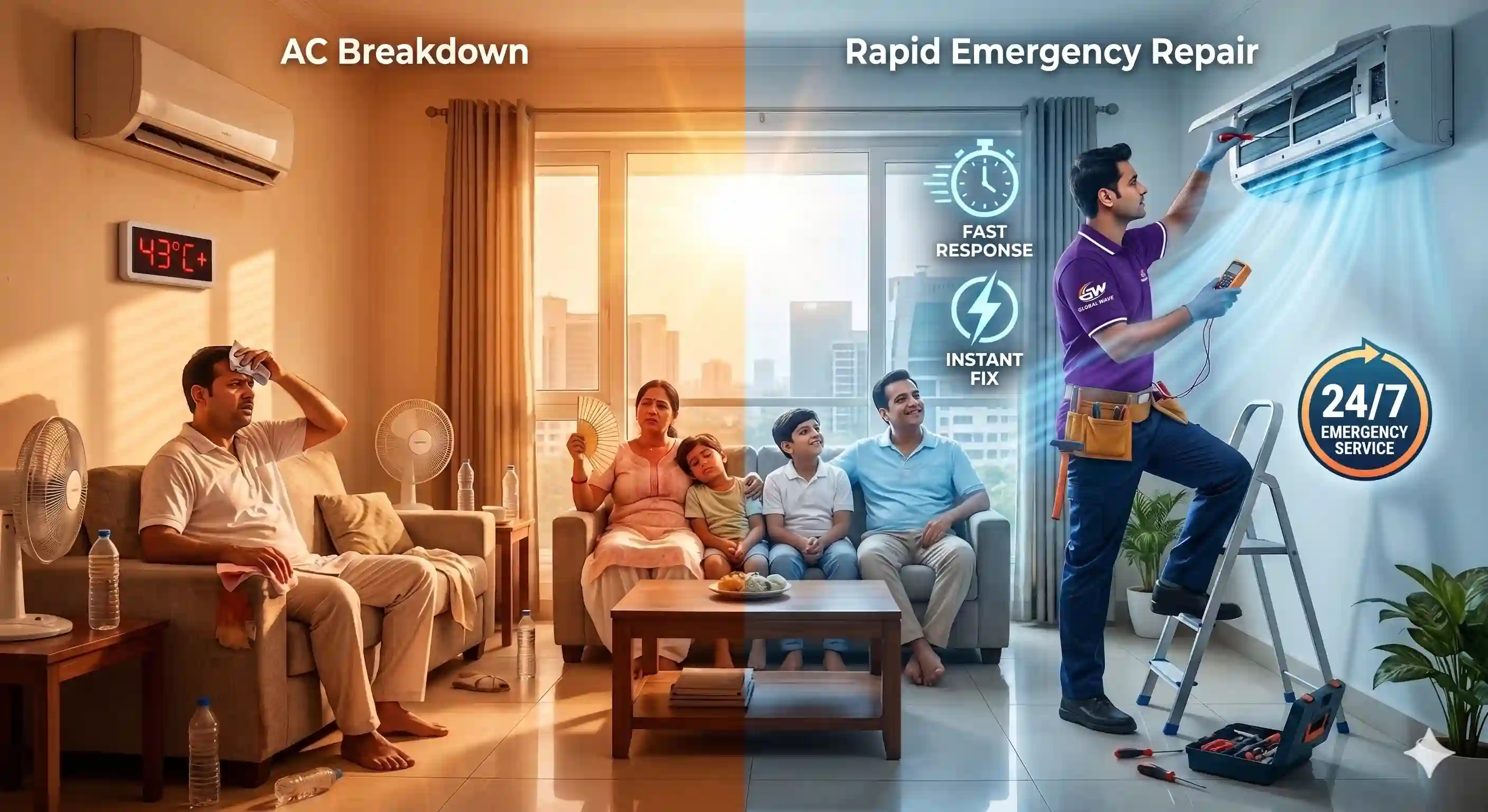 How Emergency AC Repair Services Can Save You from Unbearable Heat