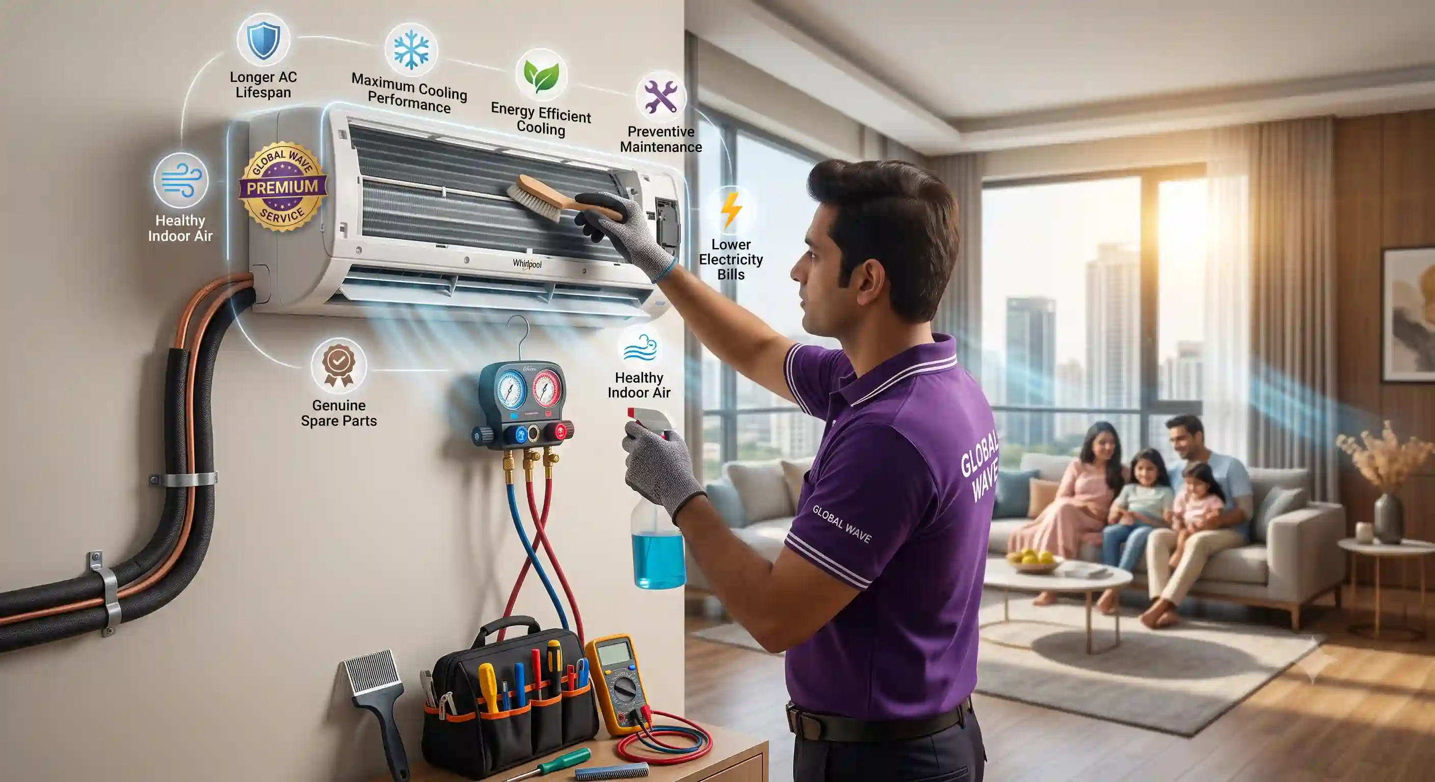 Why Choosing the Right Whirlpool Service Centre in Gurgaon is Essential for Your AC's Longevity