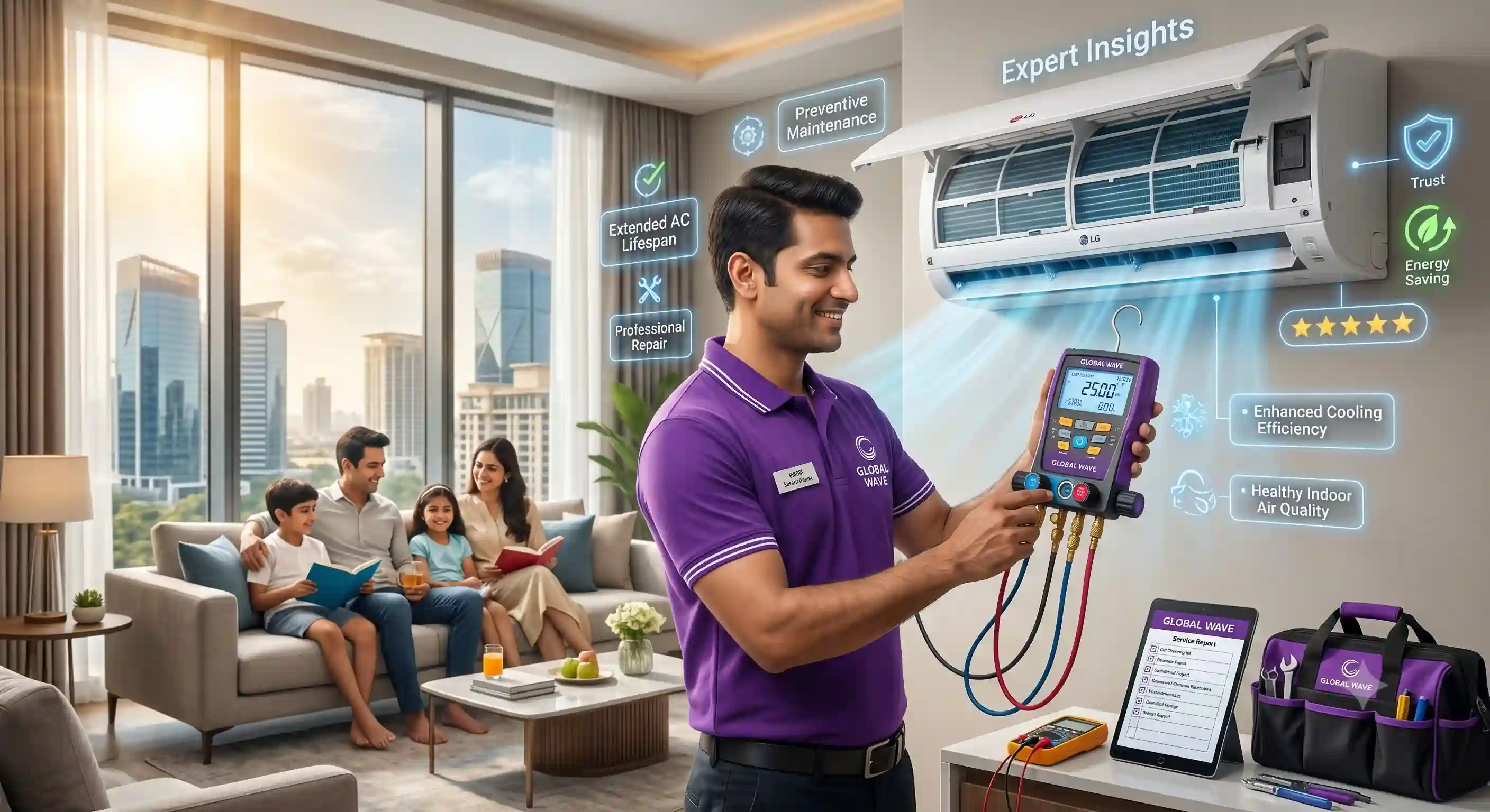 Maximizing Your Comfort: Expert Insights from the LG Service Center Gurgaon for AC Maintenance and Repair