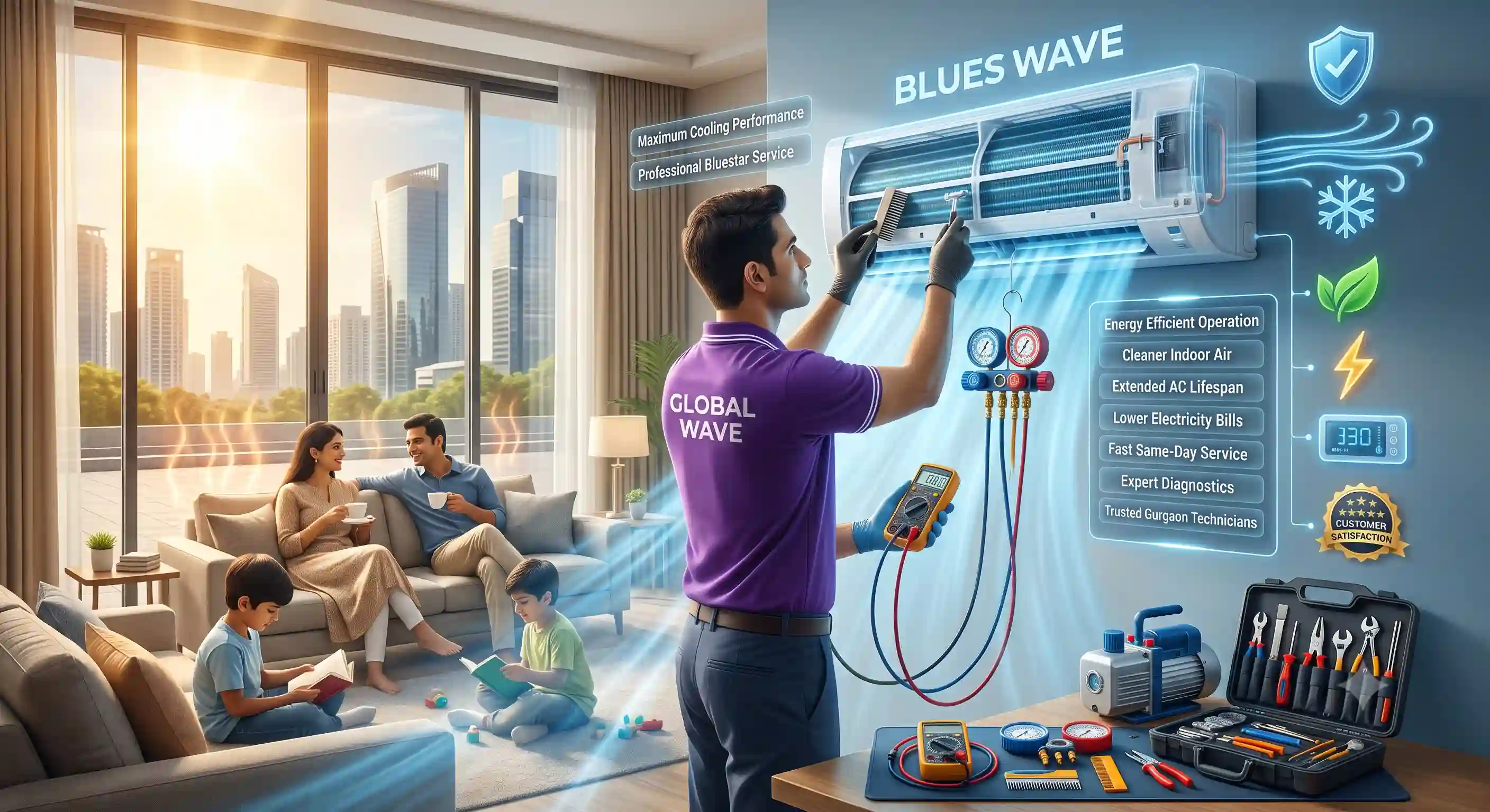 Unveiling the Benefits of Bluestar AC Service in Gurgaon: Your Go-To Solution for a Comfortable Home