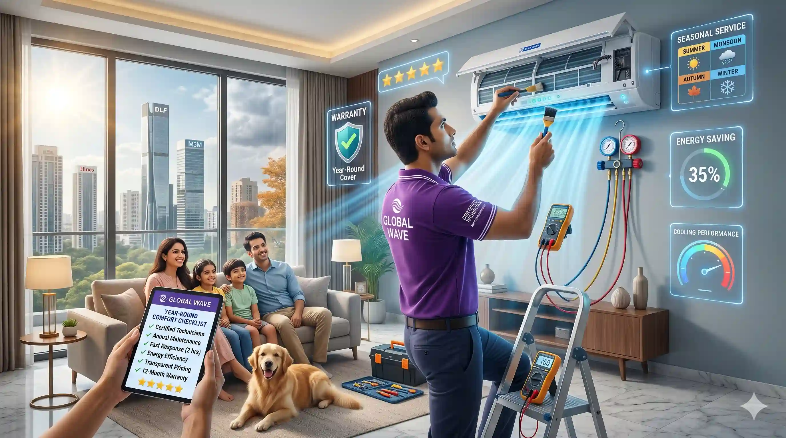 How to Choose the Best Bluestar AC Service in Gurgaon for Year-Round Comfort