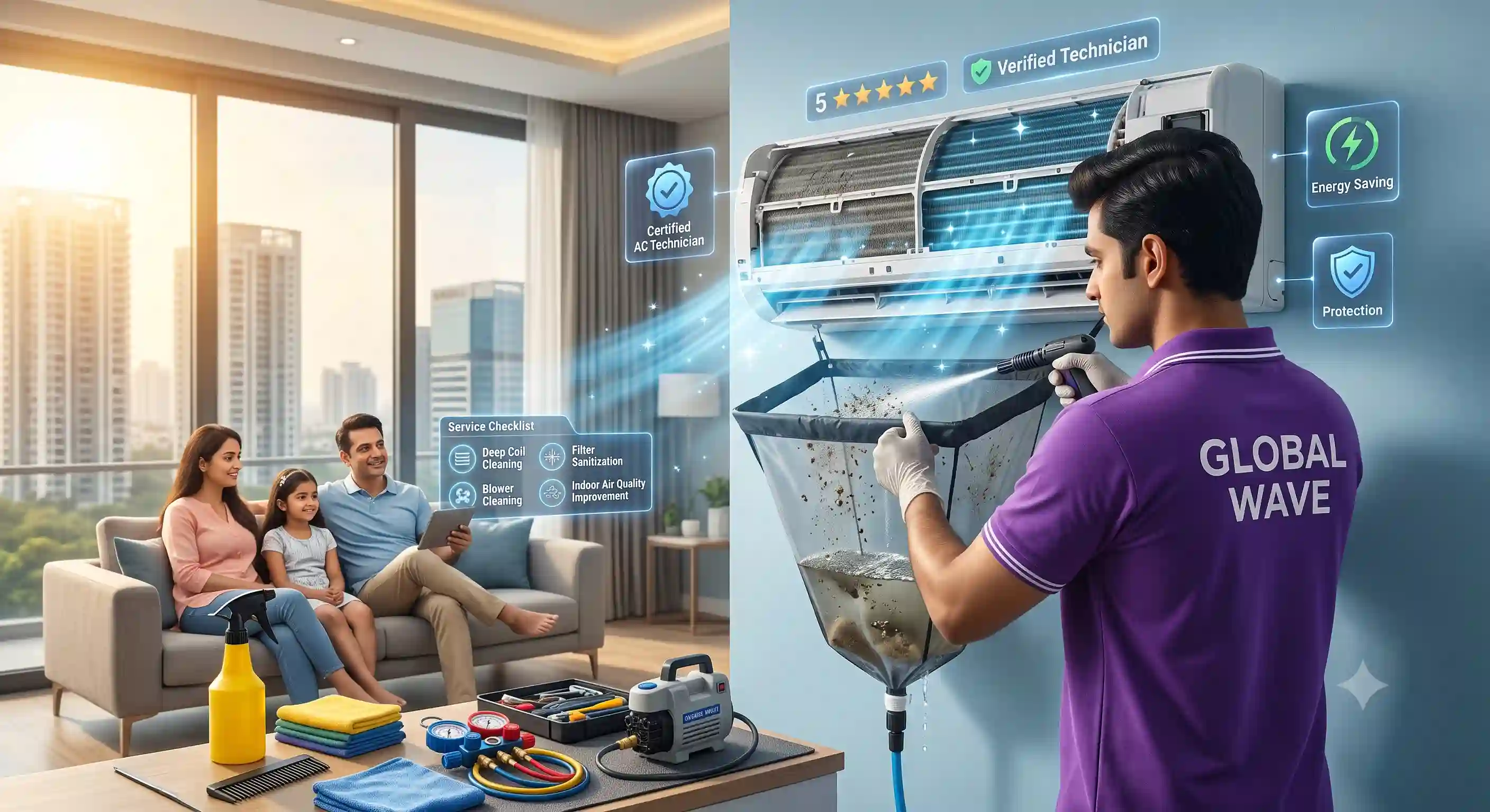 The Comprehensive Guide to Finding the Best AC Cleaning Service in Gurgaon