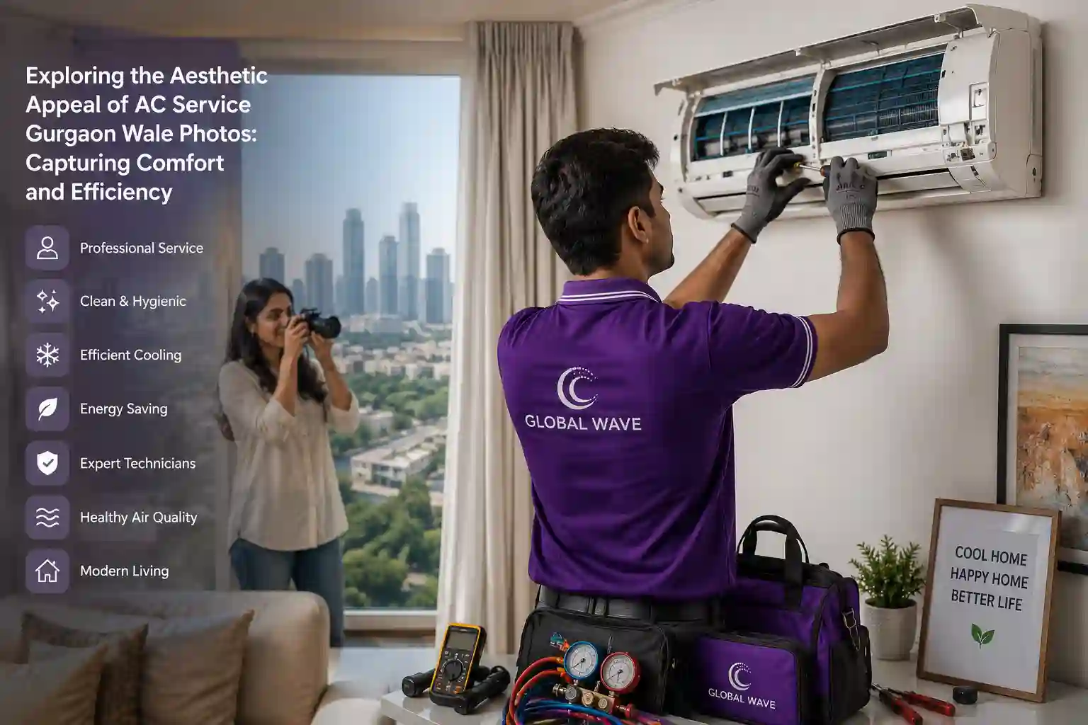 Exploring the Aesthetic Appeal of AC Service Gurgaon Wale Photos: Capturing Comfort and Efficiency