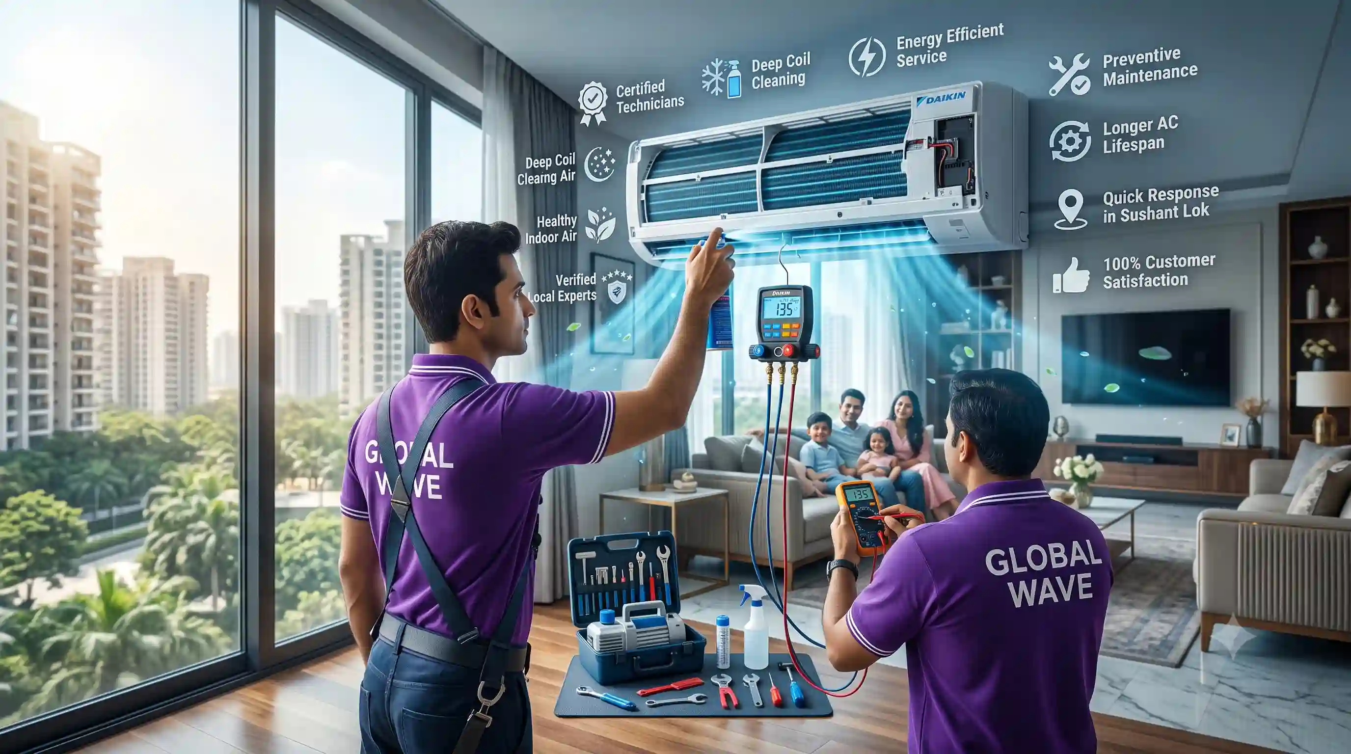 Expert Tips for Choosing the Best AC Service in Sushant Lok Gurgaon