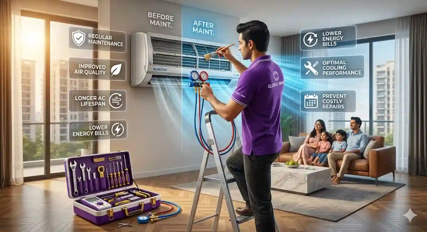 Understanding the Importance of Regular Maintenance from Your Bluestar AC Service Center Near You