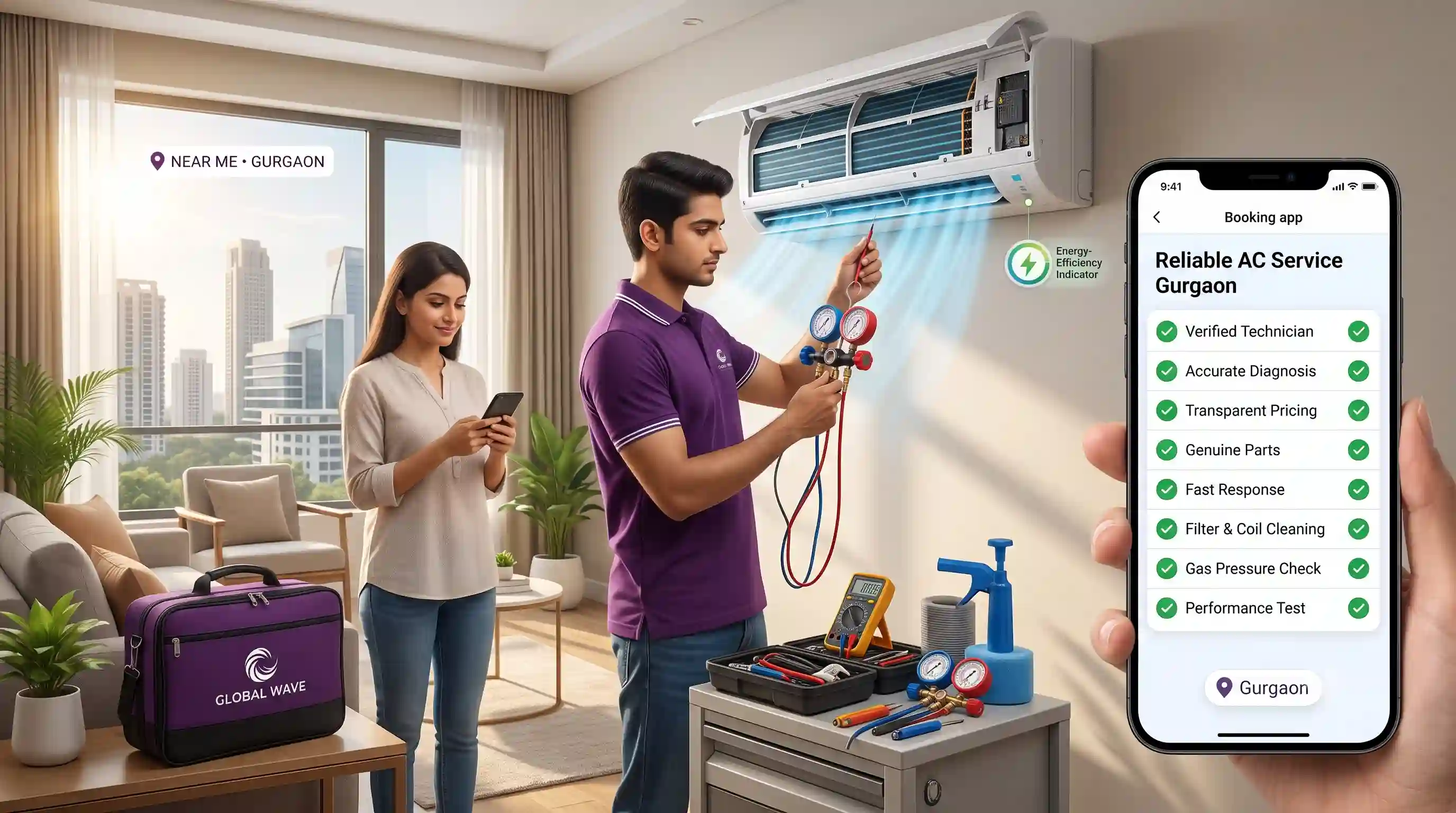 Finding Reliable Split AC Service in Gurgaon Near Me: A Homeowner's Essential Guide to Comfort and Efficiency