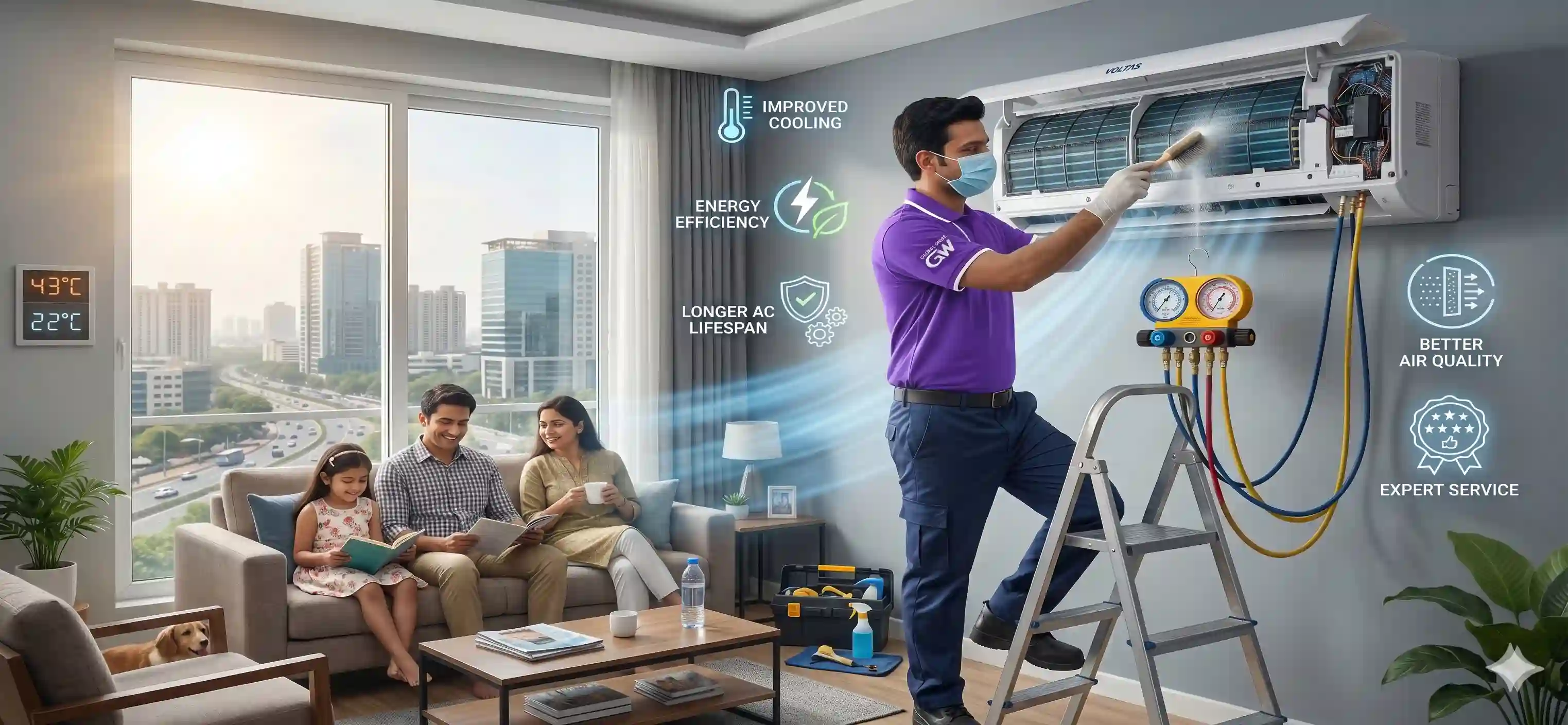 Understanding the Benefits of Professional AC Service in Gurgaon: Your Guide to Comfort and Efficiency