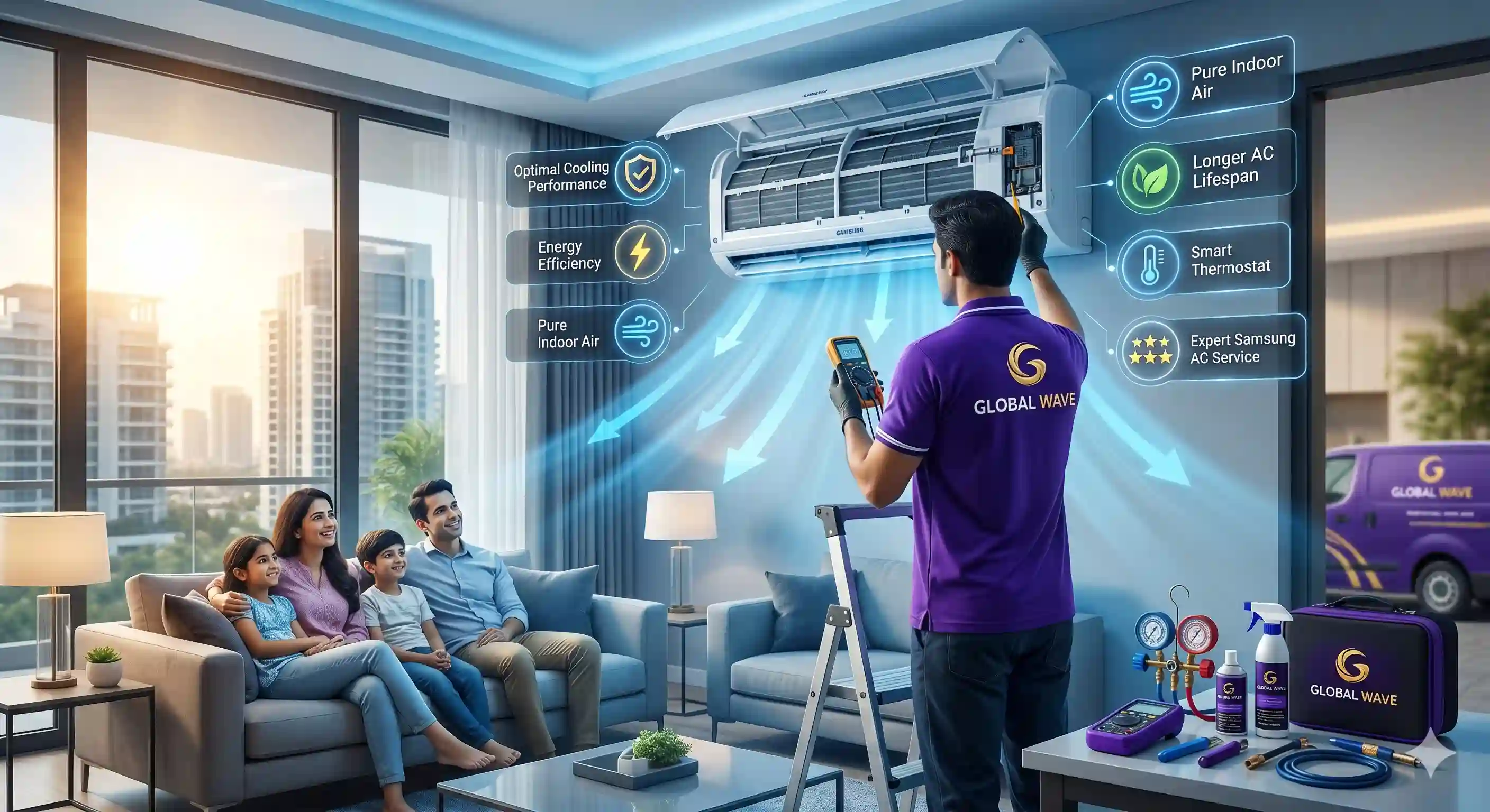 The Essential Benefits of Choosing Samsung AC Service in DLF for Optimal Performance