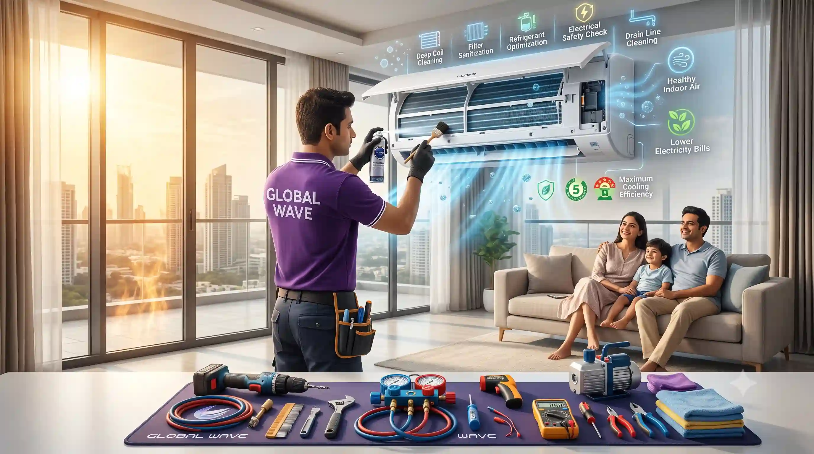 The Comprehensive Guide to Lloyd AC Service in Gurgaon: Ensuring Peak Performance and Longevity