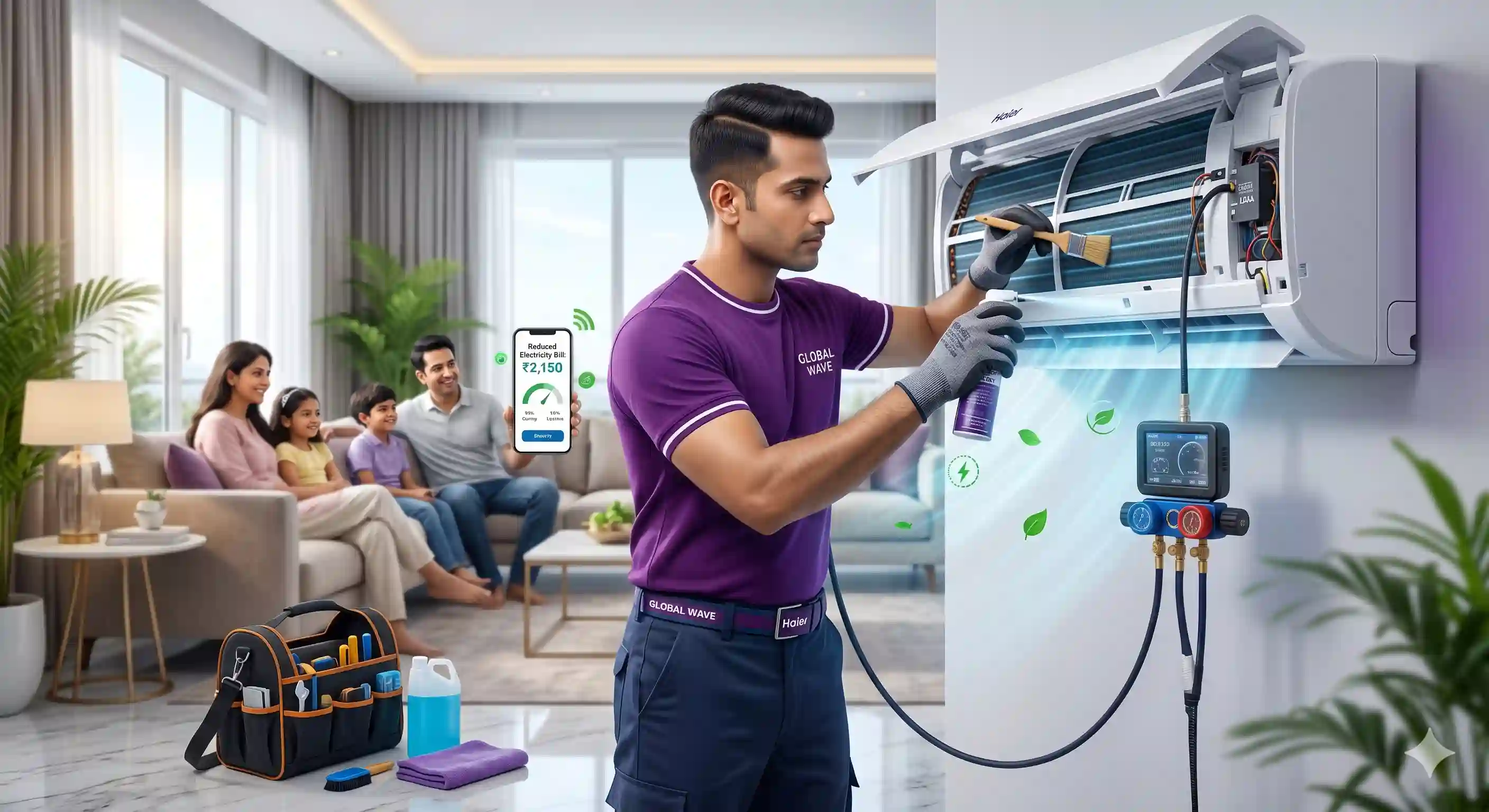 Maximizing Comfort: The Impact of Regular Haier AC Service in Gurgaon on Energy Efficiency and Cost Savings
