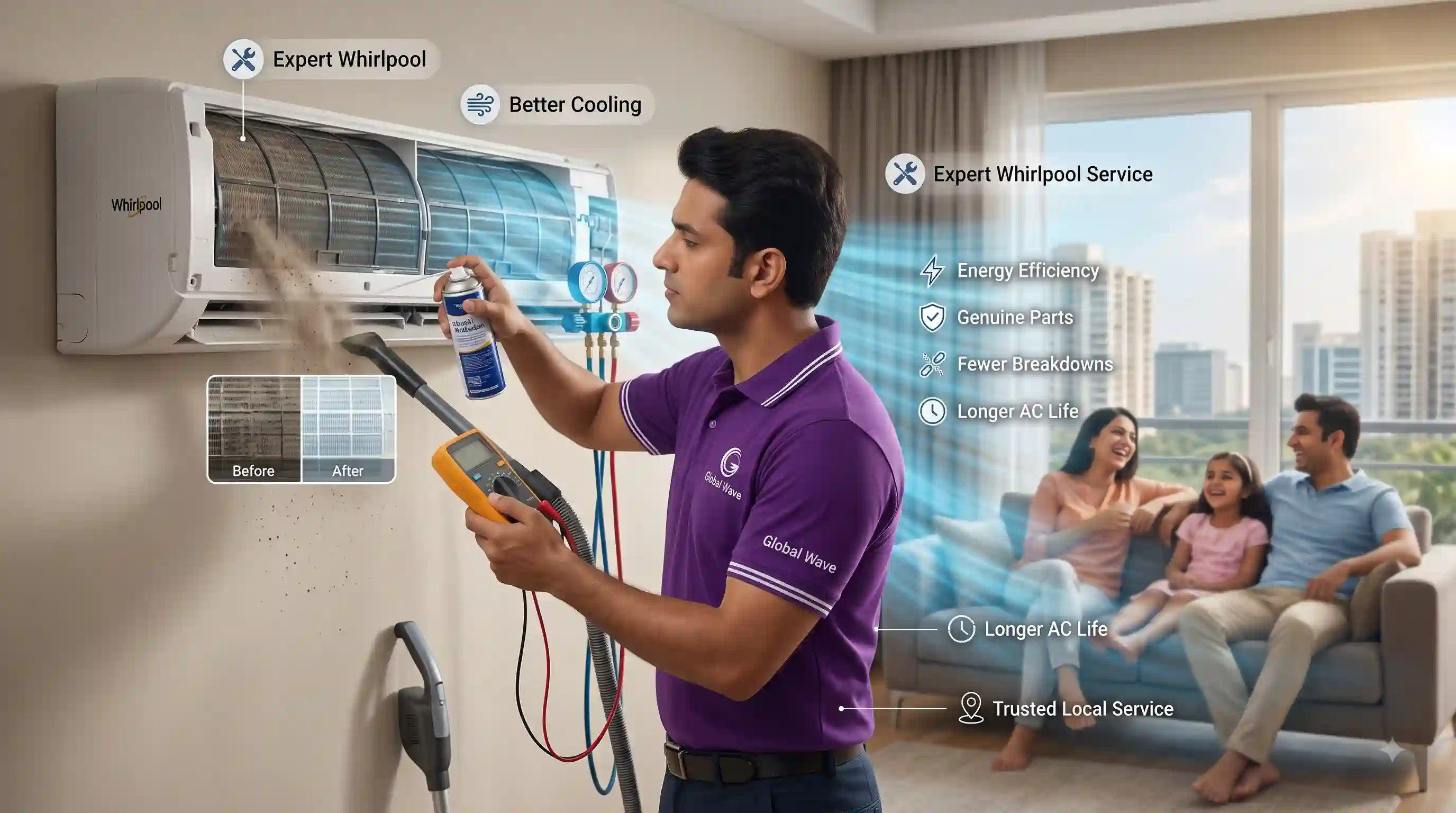 Why Choosing Whirlpool Service Centre Gurgaon Can Enhance Your Air Conditioning Experience