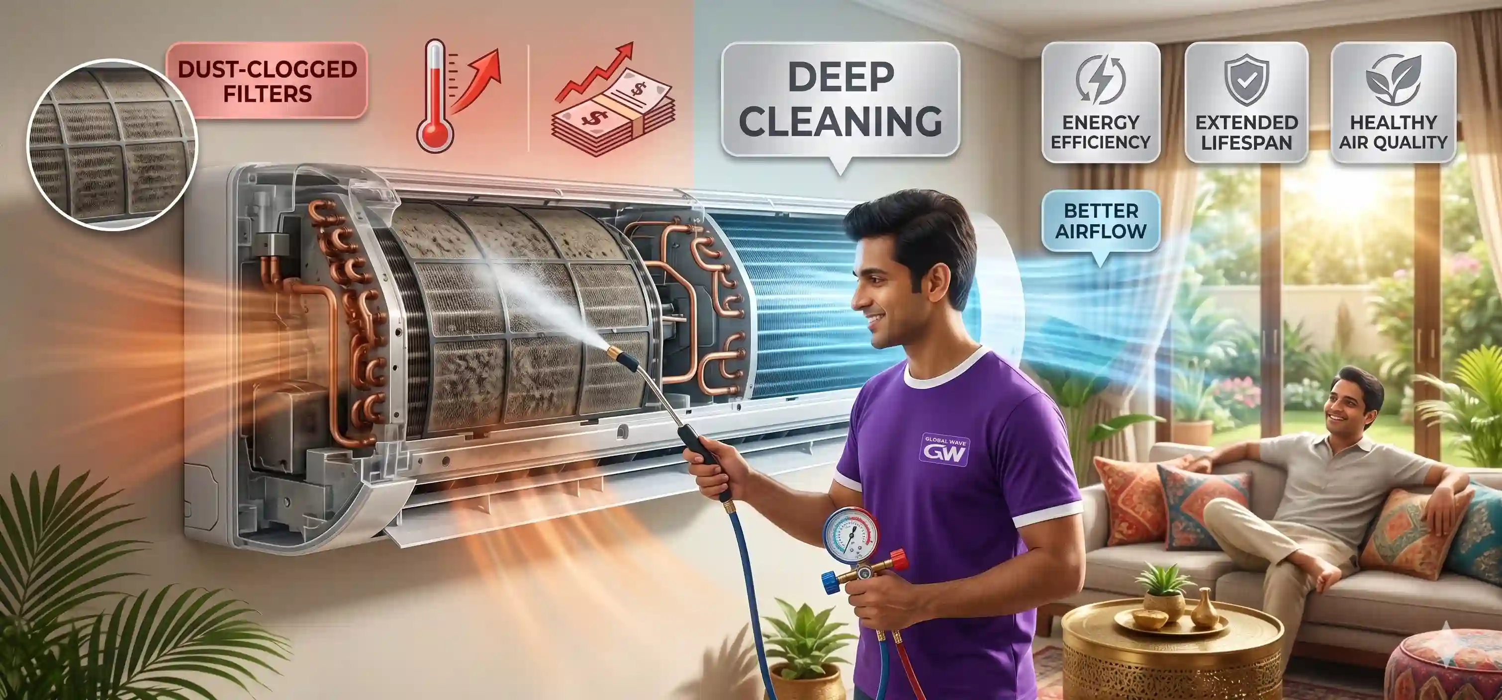 The Complete Guide to Split AC Service: Ensuring Efficiency and Longevity