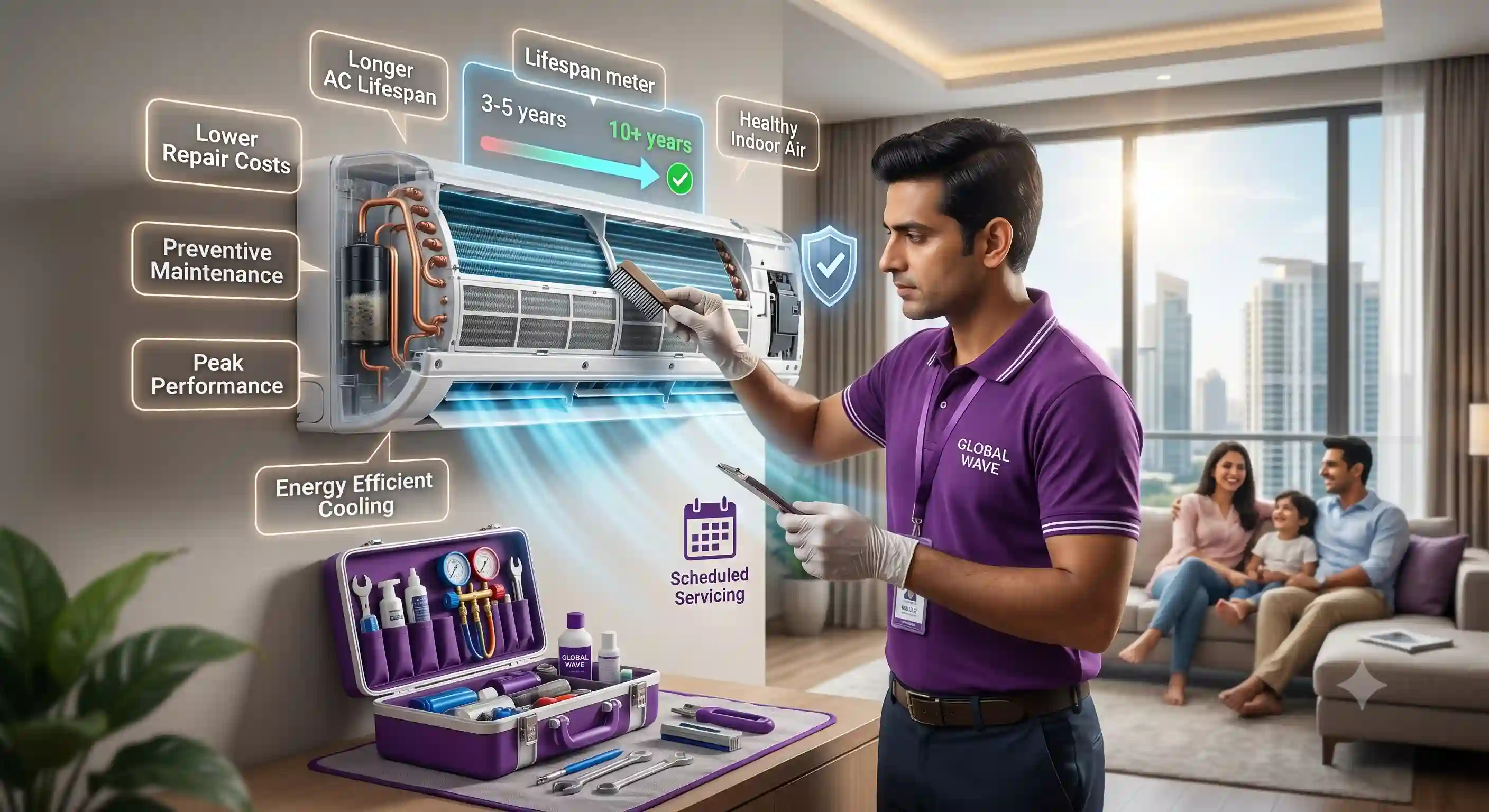 Why Professional Hitachi AC Service Centre in Gurgaon is Key to Extending Your Air Conditioner's Lifespan