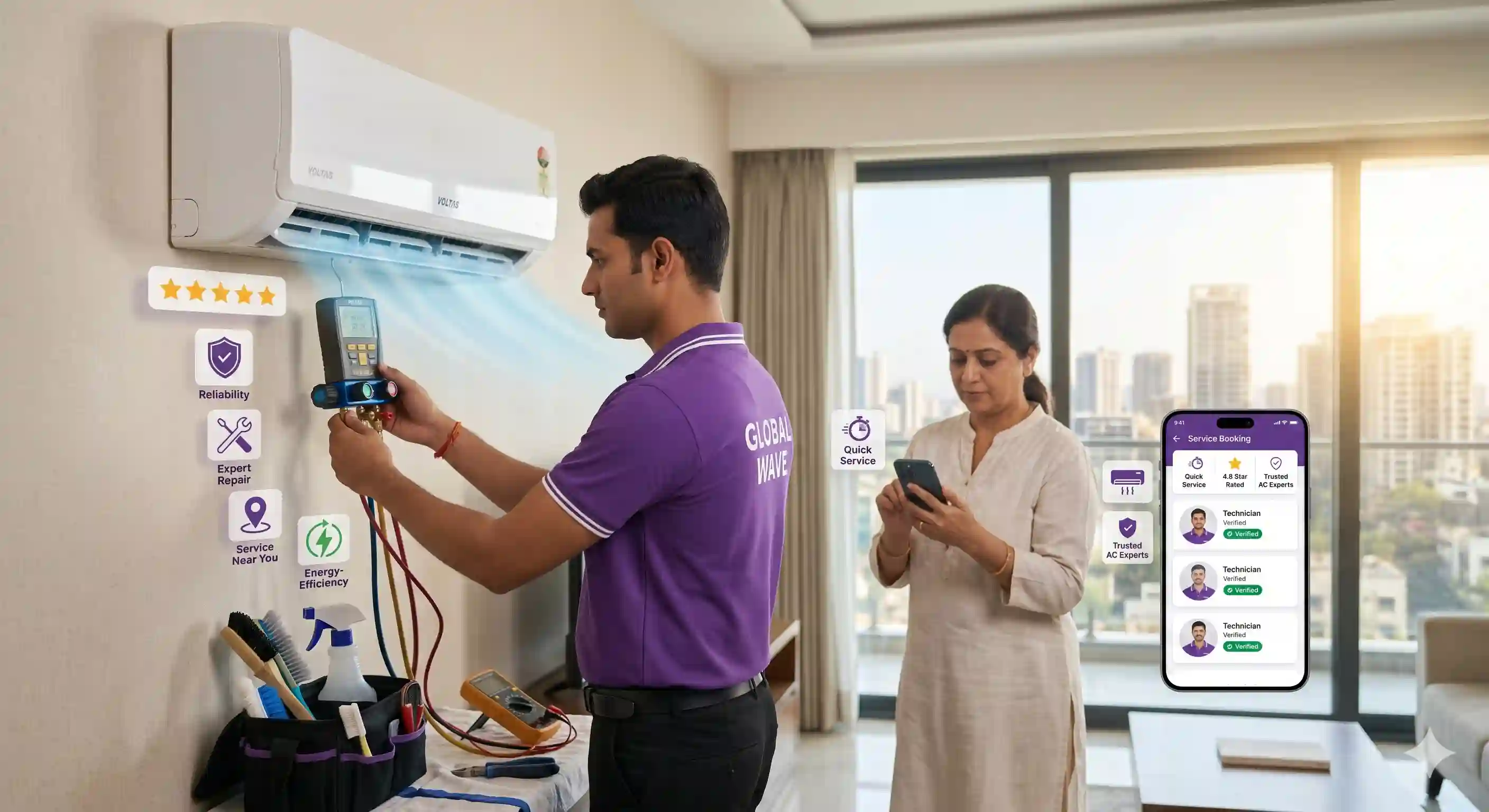 Essential Tips for Finding the Most Reliable Voltas AC Service Center Near You