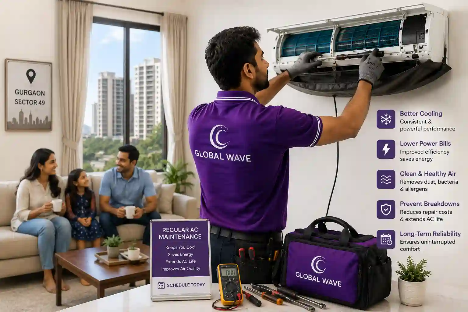 Ensuring Comfort: The Importance of Regular AC Maintenance Service in Gurgaon Sector 49