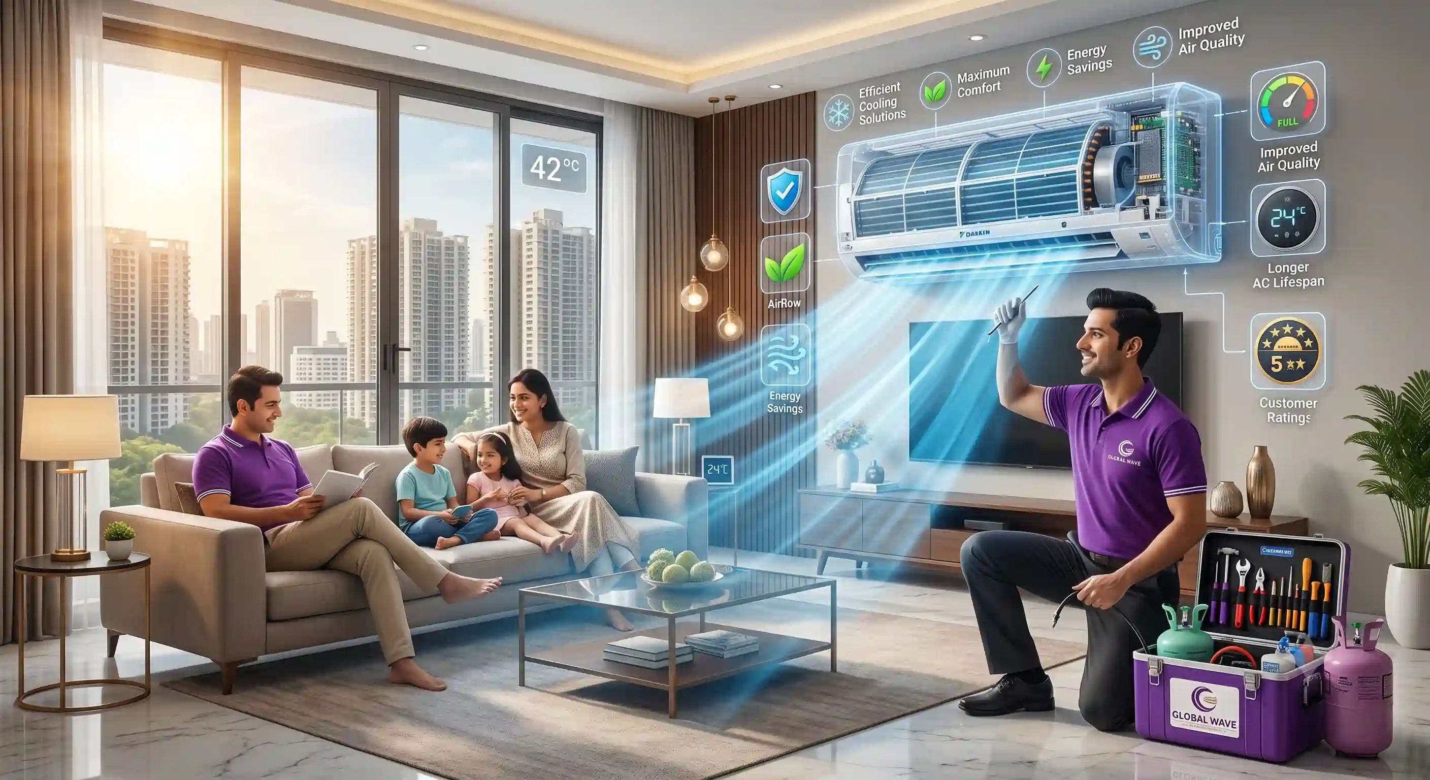 Unlocking Comfort: The Benefits of Choosing Gurgaon AC Service for Efficient Cooling Solutions in Residential Spaces