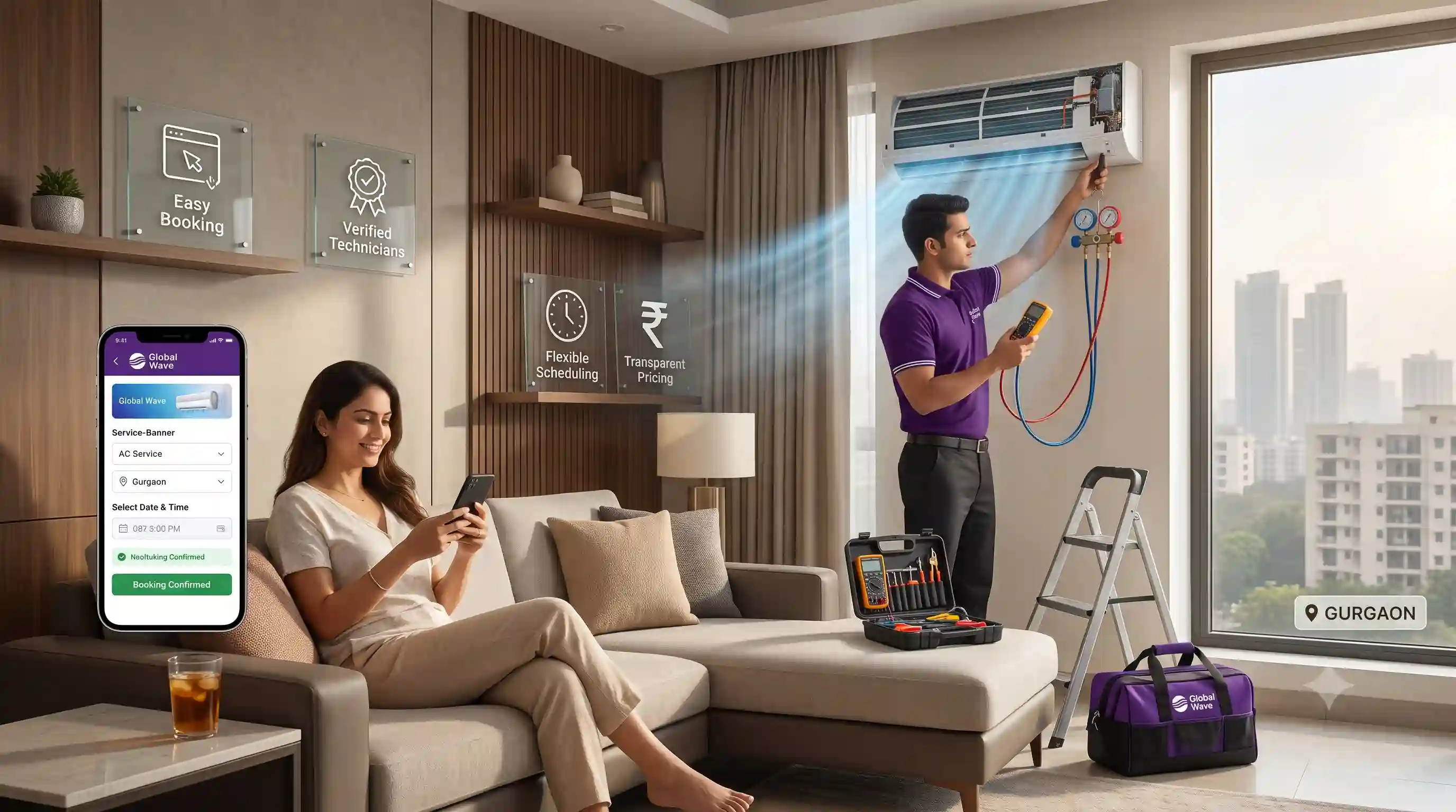 Why Choosing Online AC Service in Gurgaon Can Elevate Your Comfort Experience