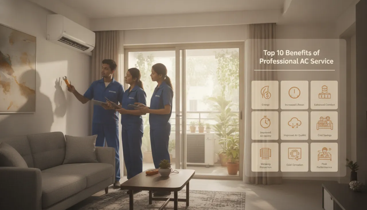 Top 10 Benefits of Choosing Professional AC Service in Gurugram for Your Home